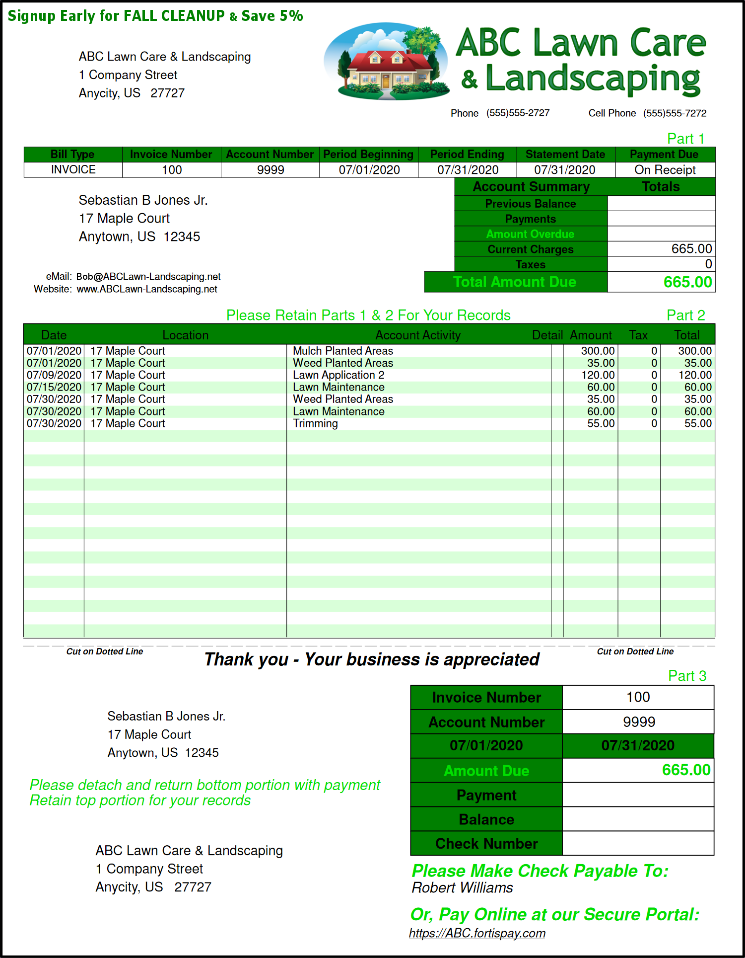 free good invoicing and billing software